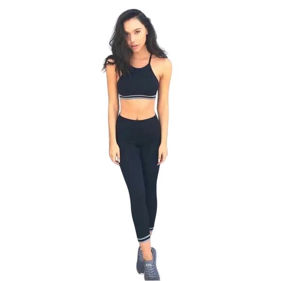 Ren Seamless Leggings Alexis Ren Workout Black Fitness Influencer XS/S - Picture 6 of 6